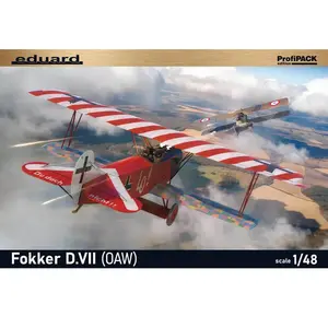 Maquette avion - Eduard - Fokker D.VII (OAW) - Blanc - Mixte - Adulte