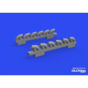 Accessoire Eduard P-39Q exhaust stacks PRINT 1/72 for ARMA HOBBY 1/72Edua672305  - Kit de superdétail pour avions Vendu paramazon