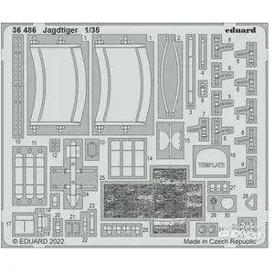 Accessoire Eduard Jagdtiger  1/35 3936486  - Kit de superdétail pour avions Vendu paramazon