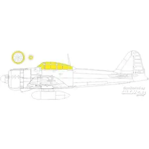 Accessoire A6M2-N Rufe TFace 1/48 EDUARD  1/48 7379934  - Masques de verrières maquettes avions Vendu paramazon