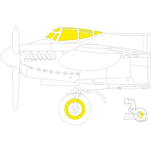 Accessoire Eduard Mosquito B Mk.IV / PR Mk.IV TFace 1/48 TAMIYA  1/48 EduaEX938  - Masques de verrières maquettes avions Vendu paramazon