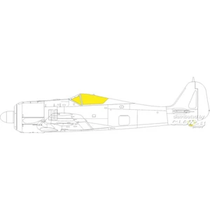 Accessoire Fw 190A-4 1/48 EDUARD  1/48 EduaEX939  - Masques de verrières maquettes avions Vendu paramazon