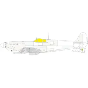 Accessoire Eduard Spitfire Mk.IXc TFace 1/24 AIRFIX 1/247333008  - Masques de verrières maquettes avions Vendu paramazon