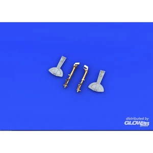 Accessoire Eduard Bf 109G-2/4 undercarriage legs BRONZE POUR REVELL 1/32Edua632185  - Kit de superdétail pour avions 