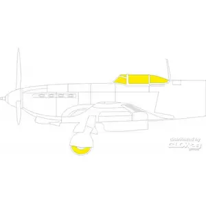 Accessoire Eduard Yak-9K TFace pour ICM 1/327331302  - Masques de verrières maquettes avions Vendu paramazon