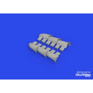 Accessoire Eduard Hurricane Mk.II exhaust fishtail PRINT 1/32 REVELL 1/323962189  - Kit de superdétail pour avions Vendu paramazon