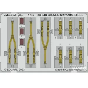 Accessoire Eduard CH-54A seatbelts STEEL 1/35 ICM  1/35 Edua33348  - Masques de verrières maquettes avions Vendu paramazon
