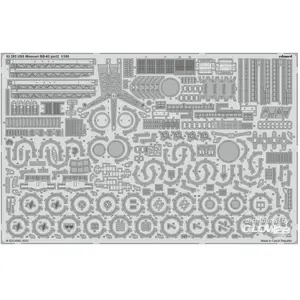 Accessoire Eduard USS Missouri BB-63 part 2 1/350 HOBBY BOSS  1/350 Edua53293  - Kit de superdétail pour avions Vendu paramazon