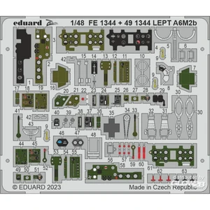 Accessoire Eduard A6M2b 1/48 ACADEMY  1/48 EduaFE1344  - Kit de superdétail pour avions 