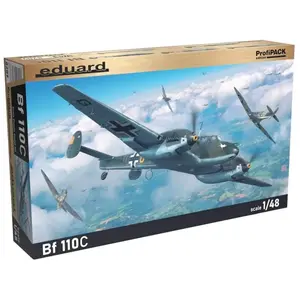 Maquette Eduard Bf 110C 1/48 Profipack  1/48  - Maquette d'avion  - 3908209 