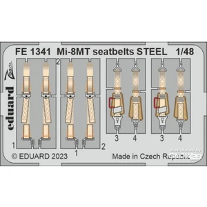 Accessoire Eduard Mi-8MT seatbelts STEEL 1/48 ZVEZDA  1/48 EduaFE1341  - Kit de superdétail pour avions Vendu paramazon