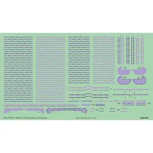 Eduard Décal Bandes côtelées Fokker D.VII losange 4 couleurs 1/72 1/72EDD72019  - Décalcomanies pour avions militaires Vendu paramazon
