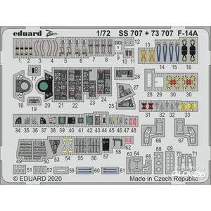 Accessoire Eduard F-14A pour Academy 1/727550707  - Kit de superdétail pour avions Vendu paramazon