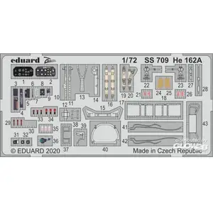 Accessoire Eduard He 162A pour Special Hobby 1/727550709  - Kit de superdétail pour avions 