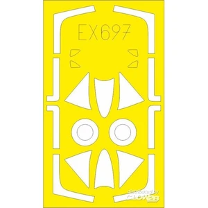 Accessoire Eduard Hunter F.4 / F.5 TFace pour Airfix  1/48 EduaEX697  - Masques de verrières maquettes avions Vendu paramazon