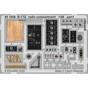 B-17g Radio Compartment For Hkm - 1:48e - Eduard Accessories