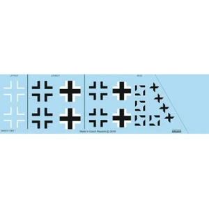 Décal Insigne national Focke-Wulf Fw-190A-8 (conçu pour être utilisé avec les kits Eduard)  1/48 EduaD48037  - Décalcomanies pour avions militaires Vendu paramazon