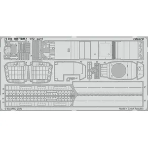 Tbf/tbm-1 Avenger For Hasegawa - 1:72e - Eduard Accessories