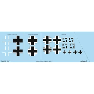 Décal Insigne national Focke-Wulf Fw-190A-4 1/48 (conçu pour être utilisé avec les kits Eduard)  1/48 EduaD48038  - Décalcomanies pour avions militairVendu paramazon