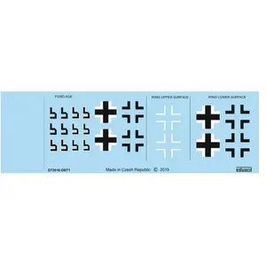 Décal Insigne national Focke-Wulf Fw-190A-8 (conçu pour être utilisé avec les kits Eduard) 1/72EduaD72016  - Décalcomanies pour avions militaires Vendu paramazon