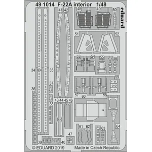 Comparateur de prix : F-22a Interior For Hasegawa - 1:48e - Eduard Accessories