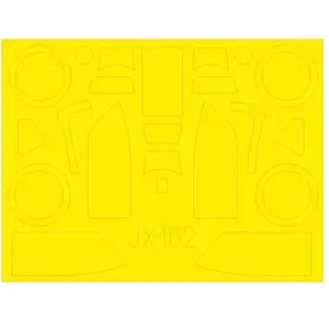 Accessoire Eduard Messerschmitt Bf 109G-10 Erla (designed to be used with Revell kits) (made from yellow Japanese produced Kabuki tape) 1/32EDJX162  -