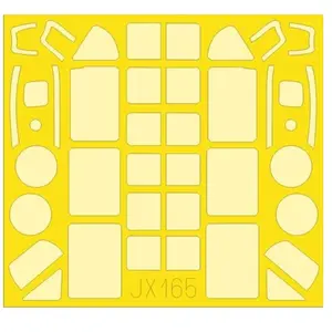Accessoire Eduard Nord-américain T-6 Texan 1/32 ( conçu pour être utilisé avec les kits Kitty Hawk ) 1/32EDUAJX165  - Masques de verrières maquettes aVendu paramazon
