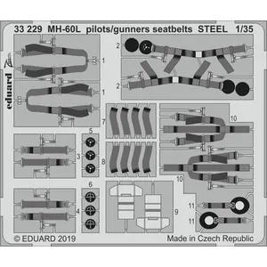 Eduard MH-60L Seatbelts - Accessories Échelle 1:35