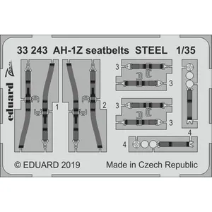 Comparateur de prix : Ah-1z Seatbelts Steel For Academy - 1:32e - Eduard Accessories
