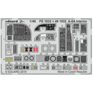 Accessoire Eduard Intérieur Grumman A-6A Intruder 1/48 (conçu pour êtr...
