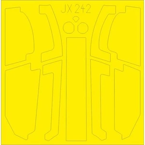 Accessoire Eduard Bell AH-1Z Shark Mouth 1/35 (conçu pour être utilisé avec les kits Academy) 1/32EduaJX242  - Masques de verrières maquettes avions Vendu paramazon
