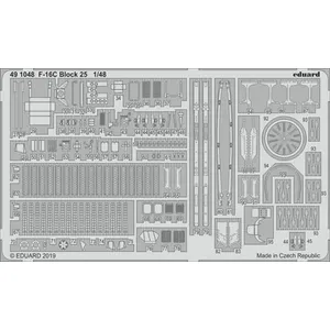 F-16c Block 25 For Tamiya - 1:48e - Eduard AccessoriesVendu paramazon