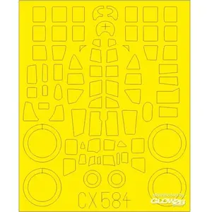 Accessoire Eduard Ju 88A-1 pour Revell 1/727306584  - Masques de verrières maquettes avions Vendu paramazon