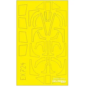 Accessoire Fw 190A-5 TFace pour Eduard 1/48 7309724 - Masques de verrières maquettes avions Vendu paramazon
