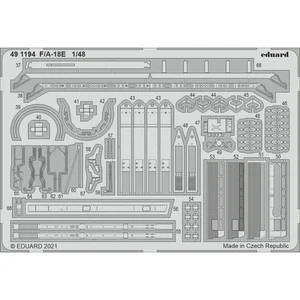 Accessoire Eduard F/A-18E 1/48 pour MENG  1/48 Edua491194  - Kit de superdétail pour avions Vendu paramazon