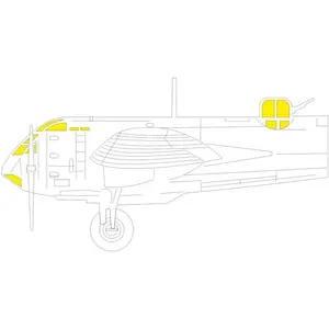 Accessoire Eduard Blenheim Mk.I 1/48 pour AIRFIX  1/48 7309779  - Masques de verrières maquettes avions Vendu paramazon
