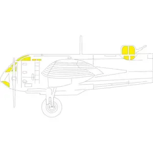 Accessoire Eduard Blenheim Mk.I TFace1/48 pour AIRFIX  1/48 7309780  - Masques de verrières maquettes avions Vendu paramazon