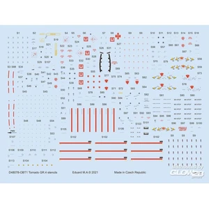 Eduard Décal Pochoirs Tornado GR.4 1/48 pour REVELL  1/48 EduaD48078  - Décalcomanies pour avions militaires Vendu paramazon