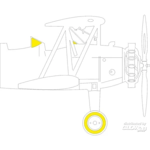 Accessoire Eduard PT-13 Kaydet 1/32 pour RODEN 1/32EduaJX274  - Masques de verrières maquettes avions Vendu paramazon
