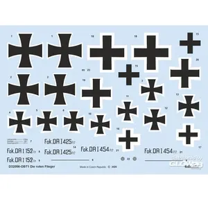 Eduard Décal Die roten Flieger pour Meng 1/32EduaD32006  - Décalcomanies pour avions civils Vendu paramazon