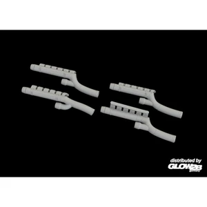 Accessoire Cheminées d'échappement BF 110G-4 pour Eduard  1/48 Edua648606  - Kit de superdétail pour avions Vendu paramazon