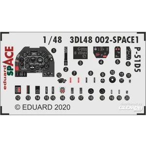 Eduard Décal P-51D-5 ESPACE 1/48 pour ZVEZDA  1/48 Edua3DL48002  - Décalcomanies pour avions civils Vendu paramazon