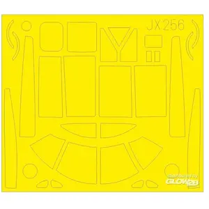 Accessoire Eduard A-26B Invader pour Hobby Boss 1/32EduaJX256  - Masques de verrières maquettes avions Vendu paramazon