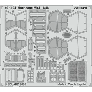 Hurricane Mk.i For Airfix - 1:48e - Eduard Accessories pas cher