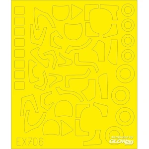 Accessoire Eduard Mi-24 TFace pour Zvezda  1/48 EduaEX706  - Masques de verrières maquettes avions Vendu paramazon