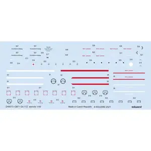 Eduard Décal Do 17 stencils 1/48 pour kit ICM  1/48 7307073  - Décalcomanies pour avions militaires Vendu paramazon