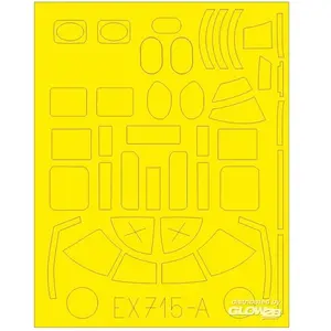 Accessoire Eduard B-25D TFace pour Revell  1/48 EduaEX715  - Masques de verrières maquettes avions Vendu paramazon