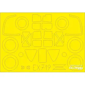 Accessoire Eduard P-38H pour Tamiya  1/48 7309719  - Masques de verrières maquettes avions Vendu paramazon