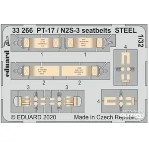 Comparateur de prix : Pt-17 / N2s-3 Seatbelts Steel For Icm - 1:32e - Eduard Accessories