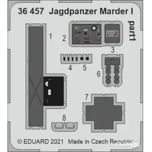 Accessoire Eduard Jagdpanzer Marder I pour Tamiya  1/35 3936457  - Kits de superdétail pour véhicules militaires Vendu paramazon